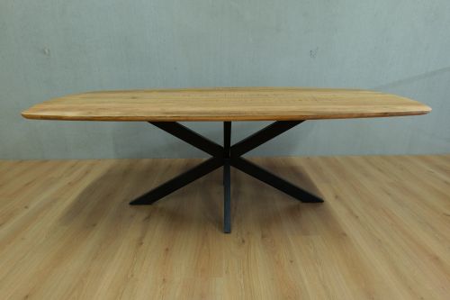 Eettafel Deens ovaal mango naturel 160x90cm