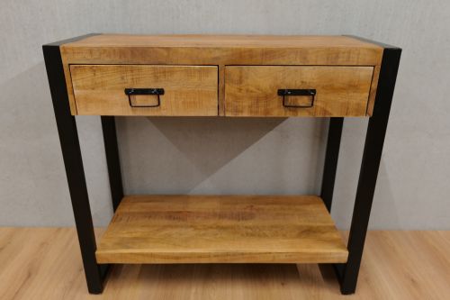 Sidetable mangohout naturel 100x40x90cm