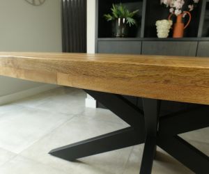 Eettafel ovaal mango naturel 2
