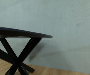 Eettafel deens ovaal zwart 5