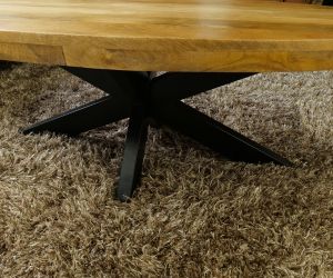 Salontafel ovaal mango naturel 2