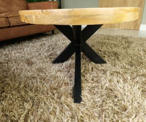 Salontafel ovaal mango naturel 3