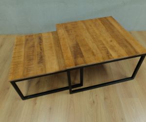 Salontafel set tweedelig naturel 2