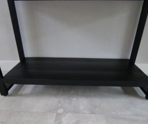 Sidetable mangohout zwart 4