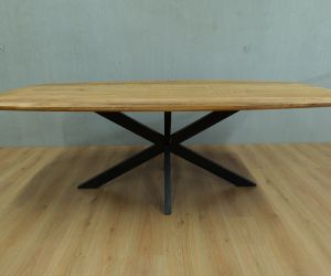Eettafel deens ovaal naturel 1