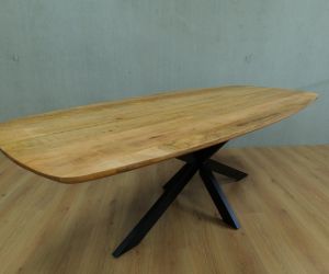 Eettafel deens ovaal naturel 2