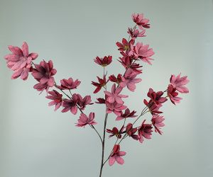Large flower spray bordeaux 1