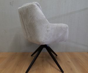 Rib Eetkamerstoel 360° draaibaar Licht grijs 3