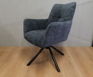 Ruby Eetkamerstoel 360°draaibaar Antraciet 2