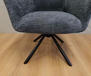 Ruby Eetkamerstoel 360°draaibaar Antraciet 5